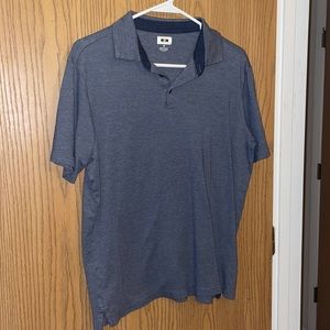 STEELE blue men’s polo Joseph Abboud